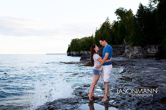 Kit Tony_Engagement Photos_Door County_Lighthouse_0030