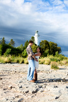 Kit Tony_Engagement Photos_Door County_Lighthouse_0014