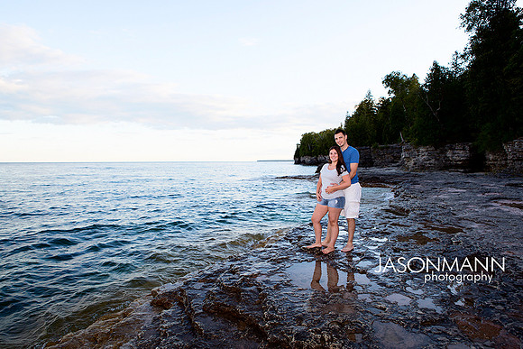 Kit Tony_Engagement Photos_Door County_Lighthouse_0029