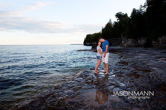 Kit Tony_Engagement Photos_Door County_Lighthouse_0031